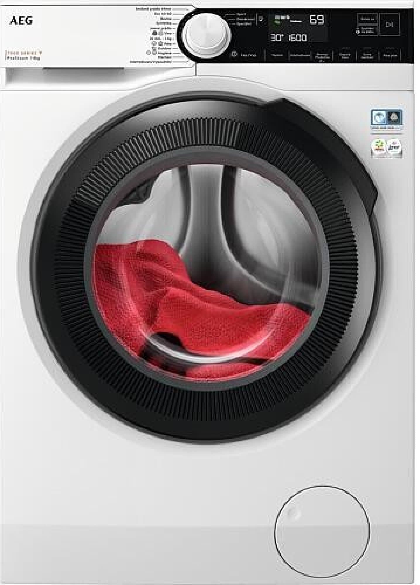 Parní pračka AEG, 8 kg, A, 1600 ot./min