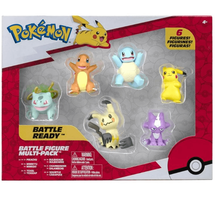Set 6 figurek pokémonů 5 cm