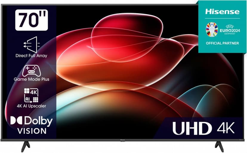 4K smart TV, HDR, 178cm, Hisense