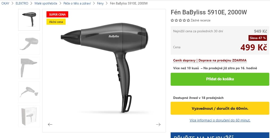 Fén BaByliss 5910E