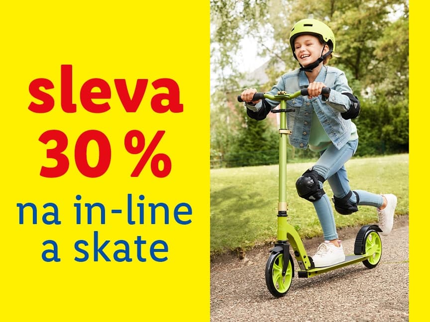 Lidl-shop - sleva 30% na Inline a Skate