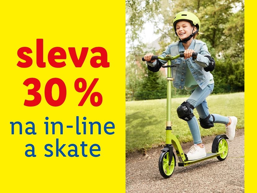 Lidl-shop - sleva 30% na Inline a Skate