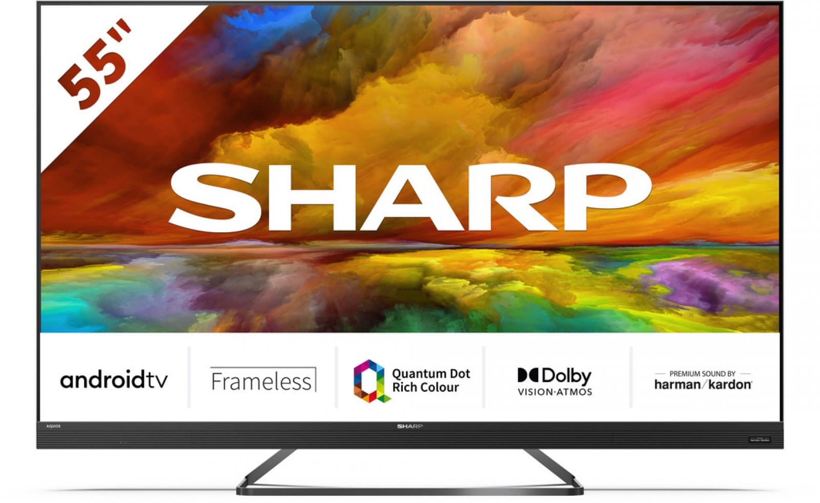 4K Smart TV, Google, Atmos, 139cm, Sharp