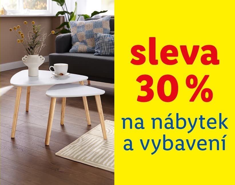 Lidl-shop - sleva 30% na Nábytek a vybavení