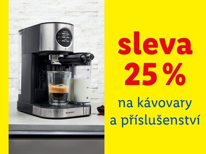 Lidl-shop - sleva 25% na Espressa, kávovary atd