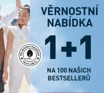 Akce 1+1 na 100 bestsellerů
