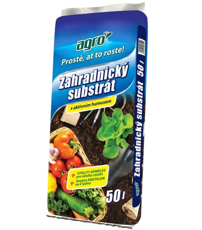 Zahradnický substrát 50 litrů Agro 