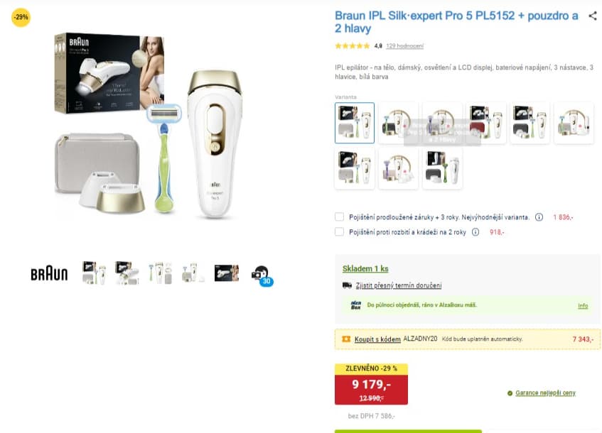 Epilátor Braun IPL Silk·expert Pro 5