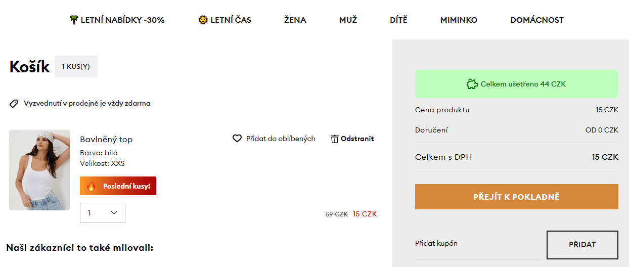 Sinsay - doprava zdarma na vše + kódy