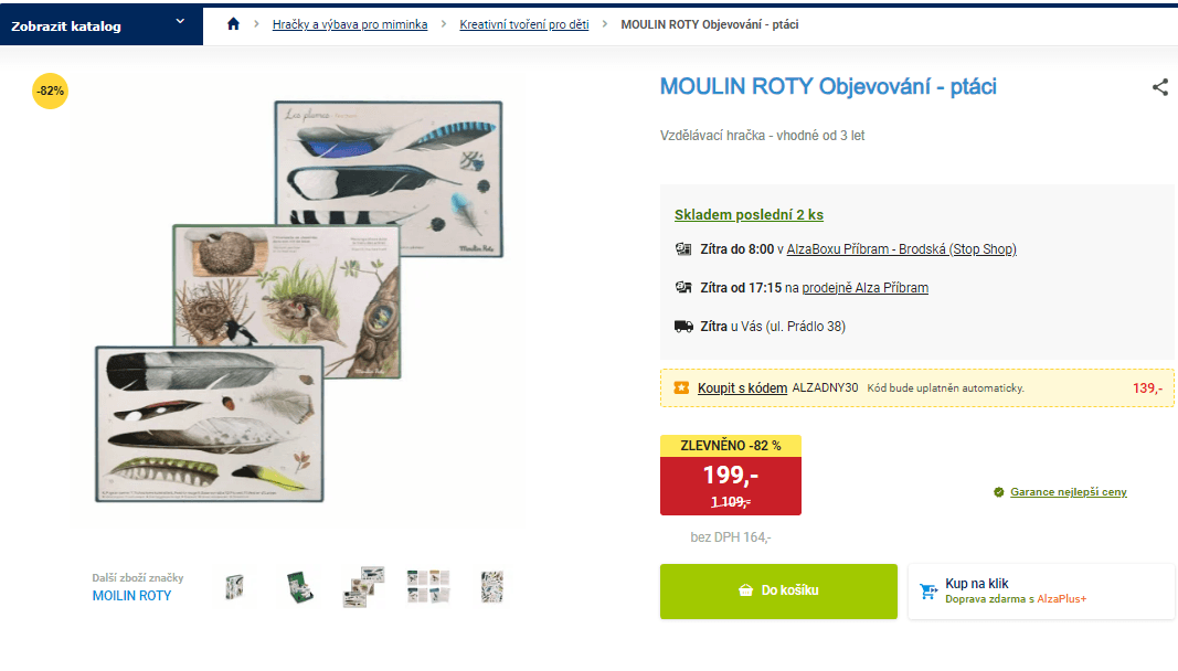 Objevování - ptáci Moulin Roty