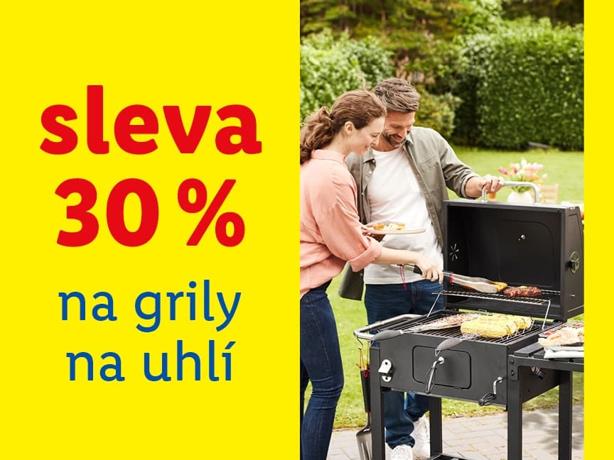 Lidl-shop - sleva 30% na Grily na uhlí