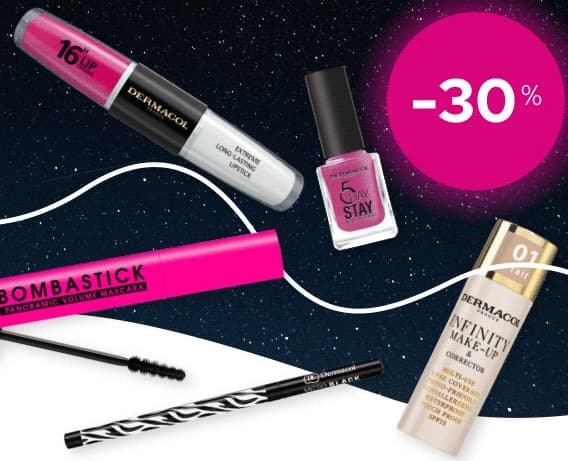 Dermacol - sleva 30% na dekorativní kosmetiku