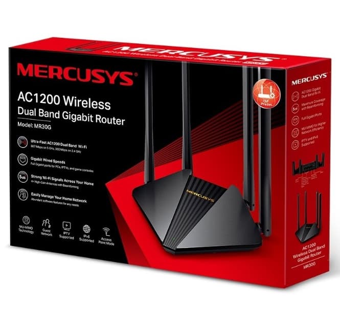 WiFi router Mercusys 1,2Gbit/s, dual
