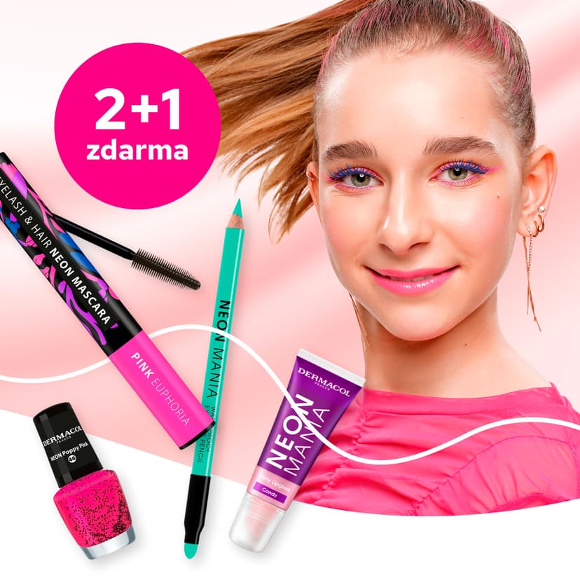 Dermacol - 2+1 zdarma na neonovou kolekce