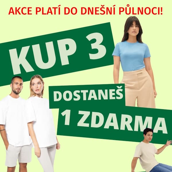 LevnyTextil.cz - akce 3+1 na trička