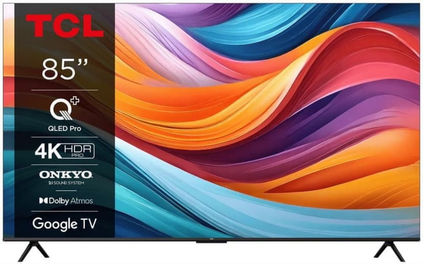 4K Google TV, Atmos, 215cm, TCL