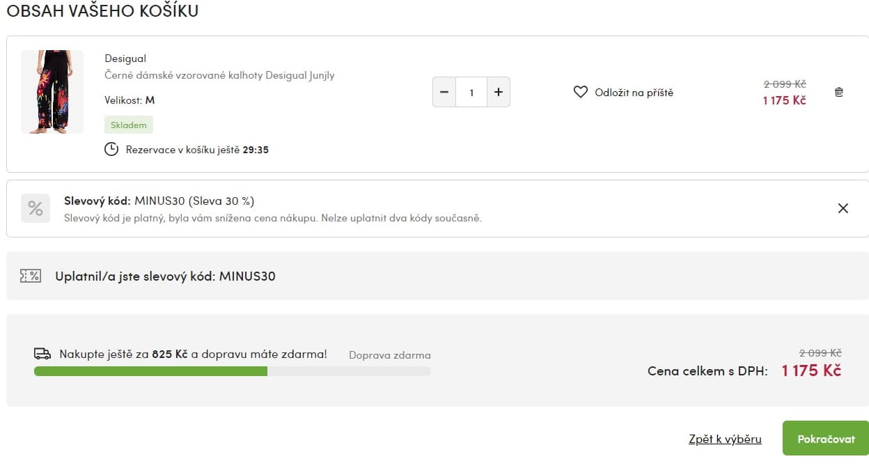 Zoot - sleva 30% na Desigual a Guess
