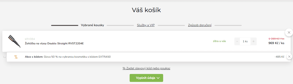Žehlička na vlasy Revlon Double Straight