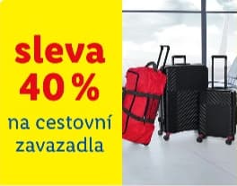 Lidl-shop - sleva 40% na cestovní zavazadla