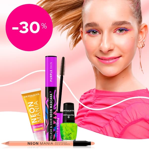 Dermacol - sleva 30% na neon kolekci