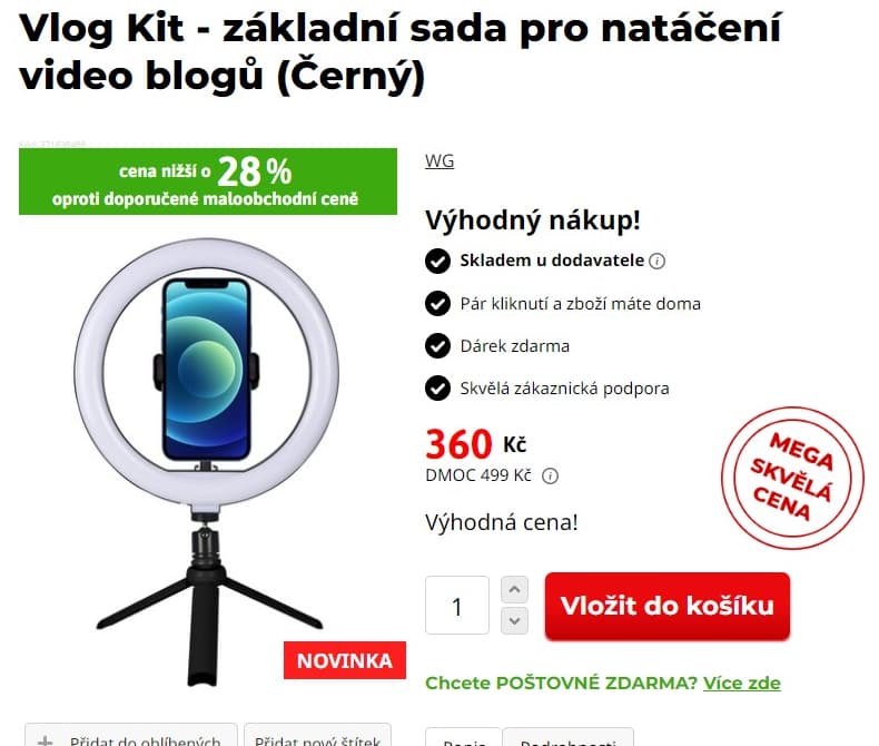 Vlog Kit sada na video blogy