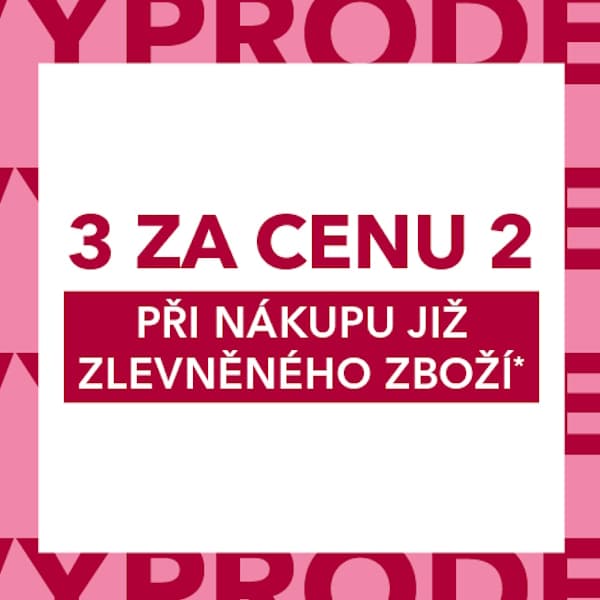 Akce 3 za 2 na zboží z Výprodeje