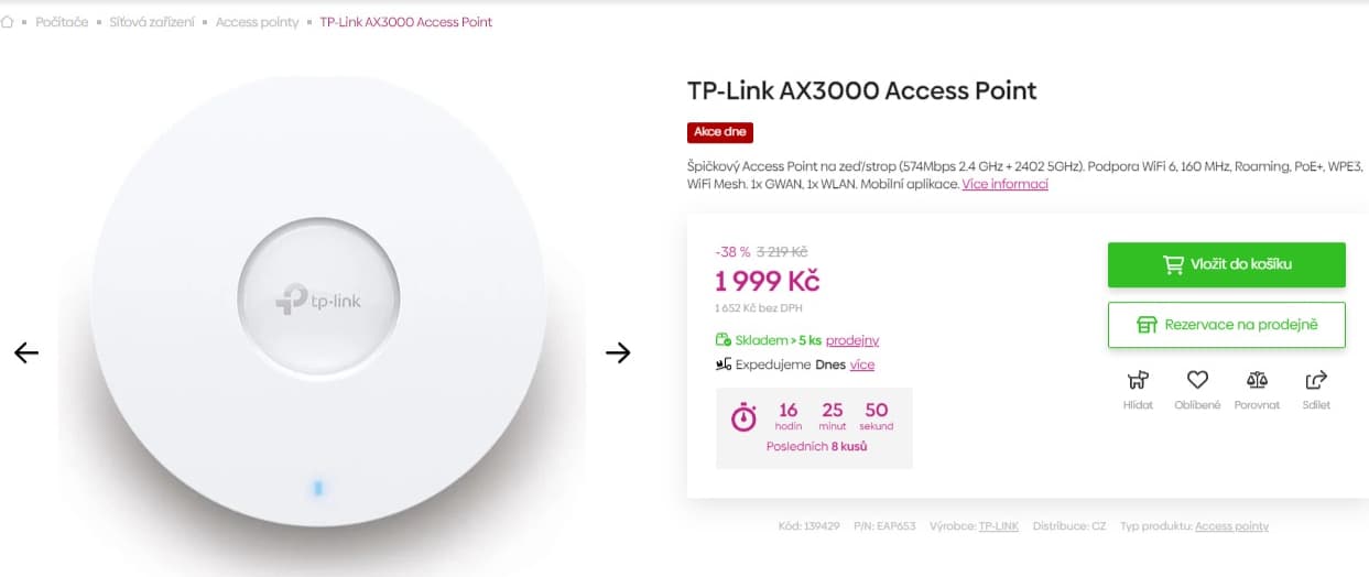 Access Point TP-LINK, technologie, wifi6
