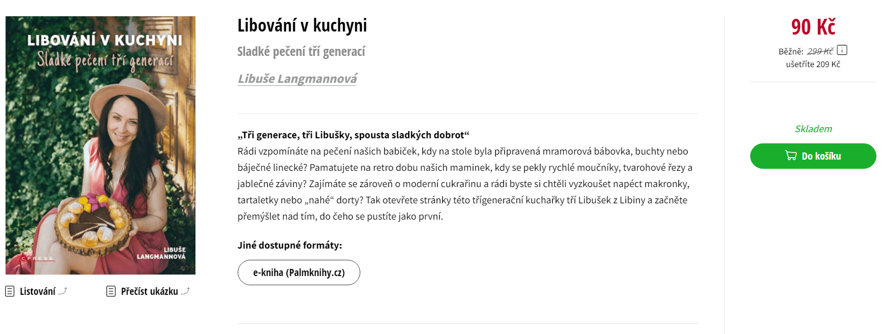 Libování v kuchyni, Libuše Langmannová