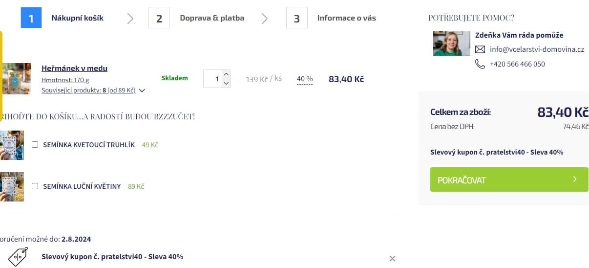 Vcelarstvi-Domovina - sleva až 40% na vše