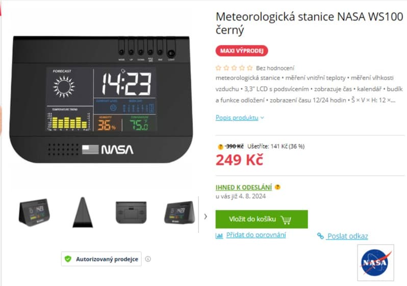 Meteorologická stanice NASA 