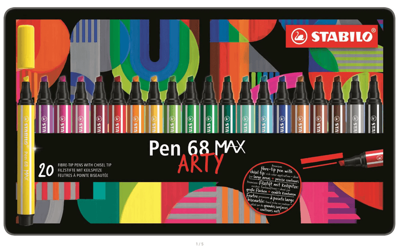 Fixy Stabilo Pen 68 MAX - ARTY - 20 ks