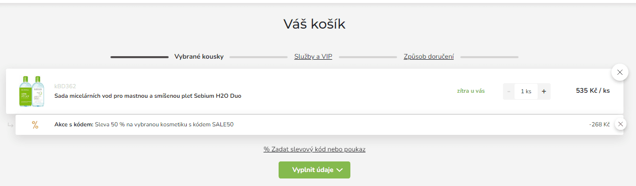 Sada micelárních vod Bioderma Sebium H2O Duo