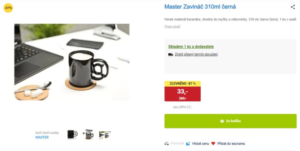 Hrnek Master Zavináč 310 ml