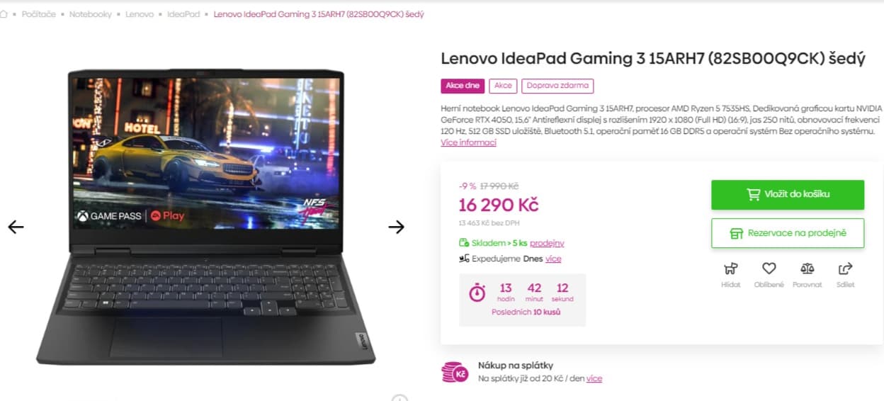 Lenovo 4,55GHz, 16GB RAM, Nvidia 6GB