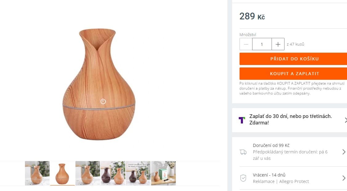 Aroma difuzer Flower Kinscoter