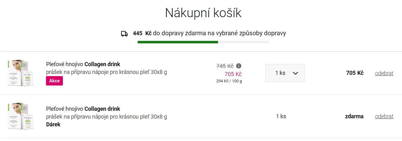 Pleťové hnojivo Collagen drink 30x 8g