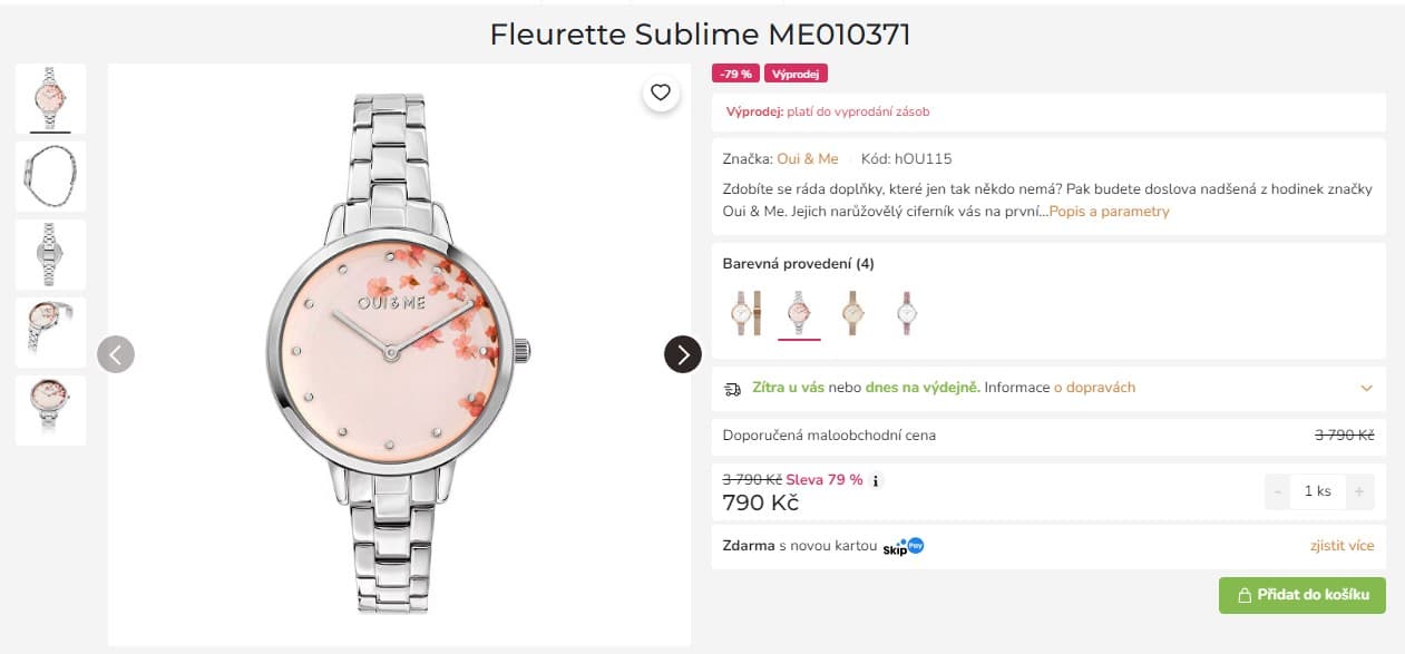 Dámské hodinky Fleurette Sublime