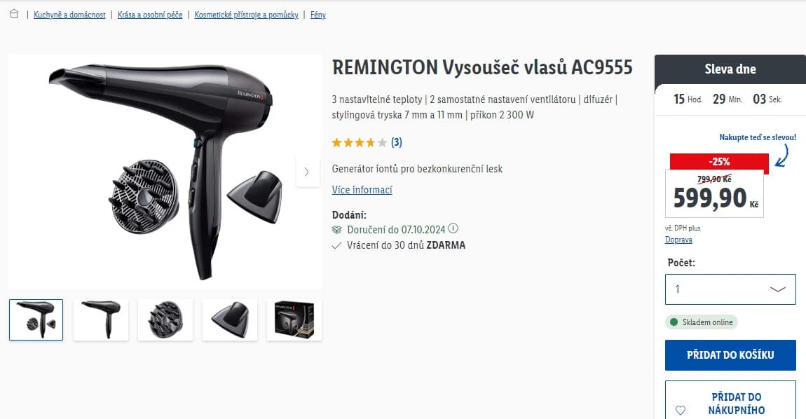 Fén Remington AC9555