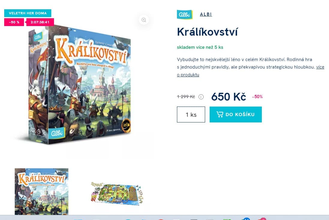 Desková hra ALBI Králíkovství 