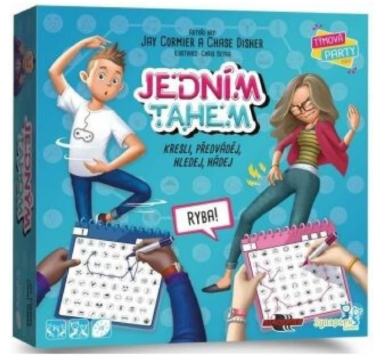 Týmová párty hra Jedním tahem