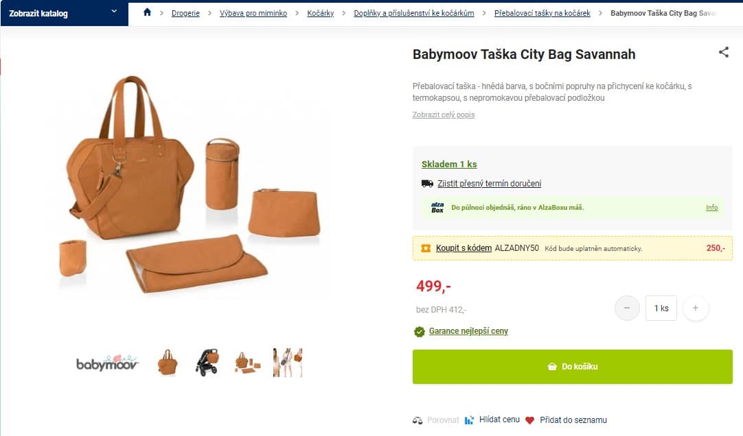 Přebalovací taška Babymoov