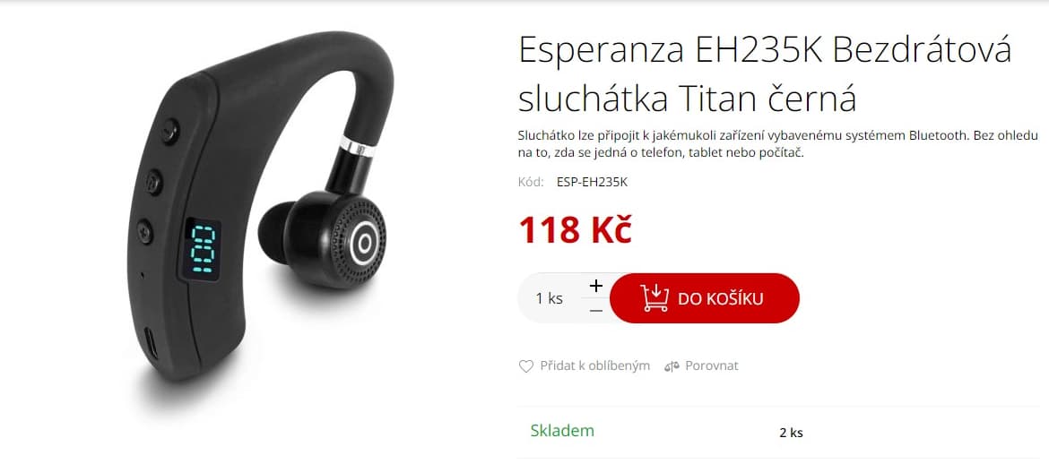 BT handsfree Esperanza 