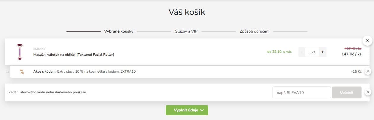 Masážní váleček na obličej Revolution Skincare