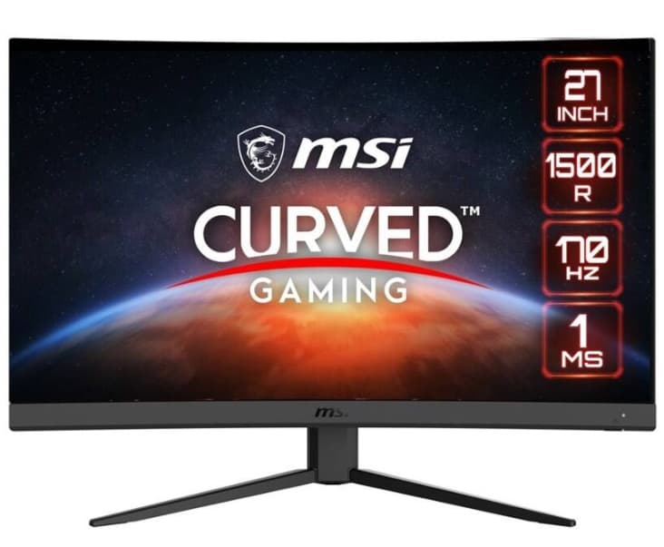Herní PC monitor zakřivený MSI 27" WQHD