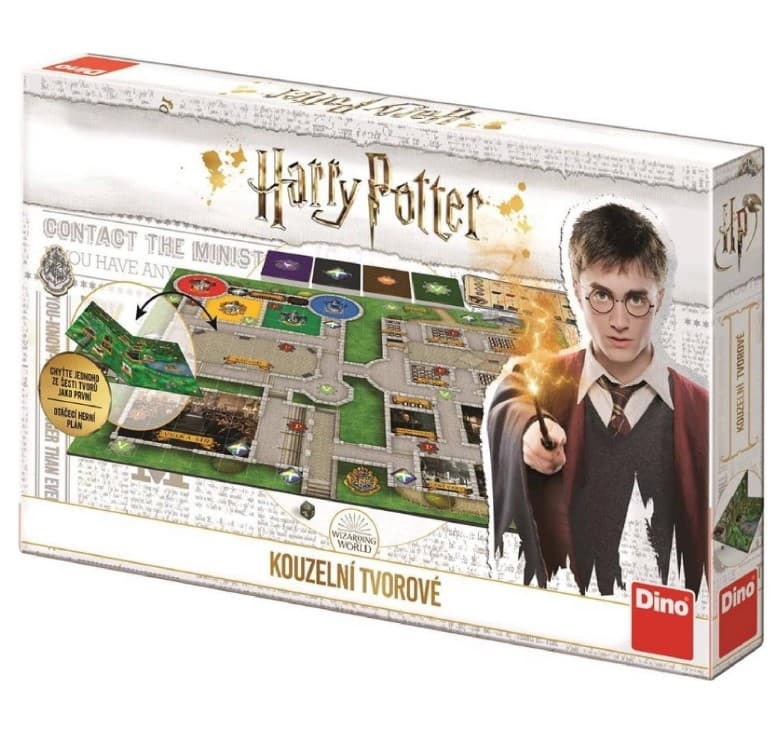 Desková hra Dino Harry Potter: Kouzelní tvorové