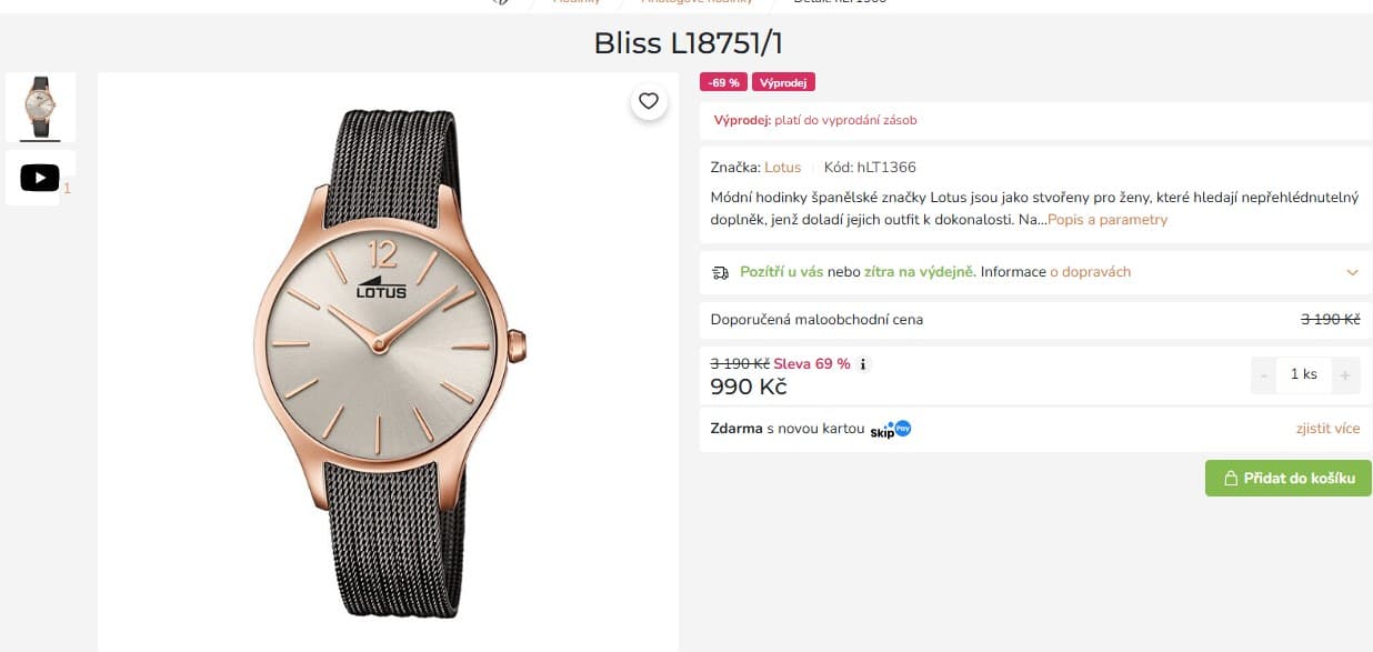 Dámské hodinky Lotus Bliss L18751/1