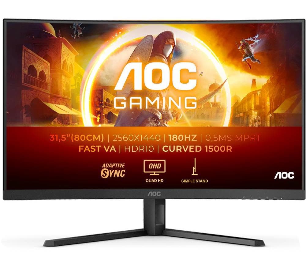 Curved QHD PC monitor AOC 32"