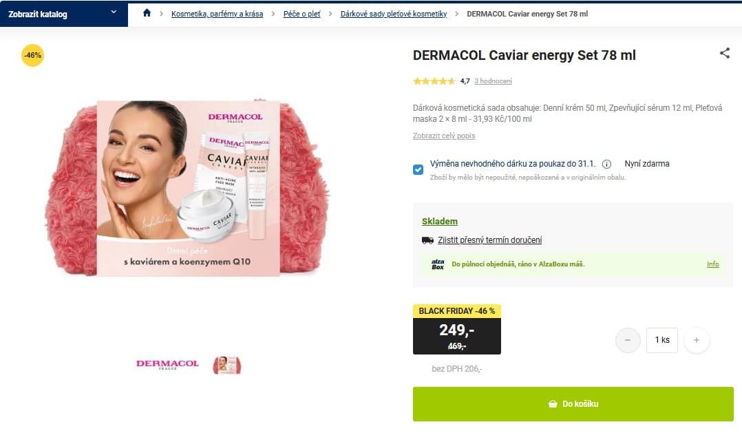 Dárková sada Dermacol Caviar energy