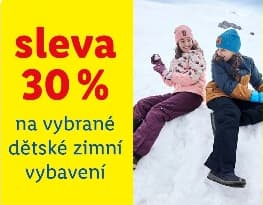 Lidl- sleva 30% na dětské zimní vybavení