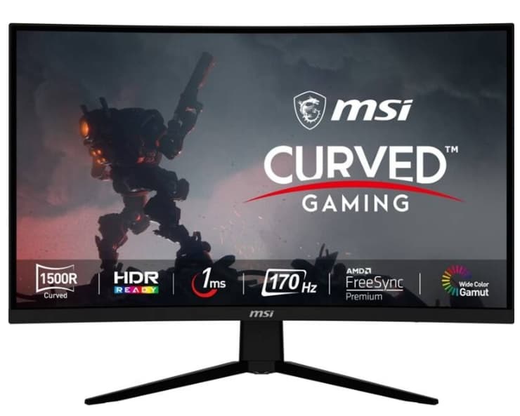 Herní zakřivený PC monitor 27", QHD